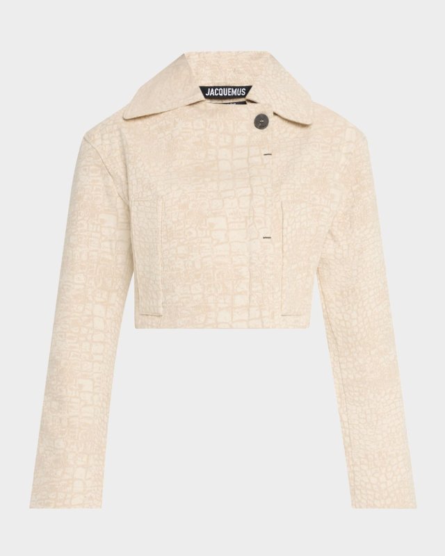 The Marino De-Nîmes Crop Denim Jacket
